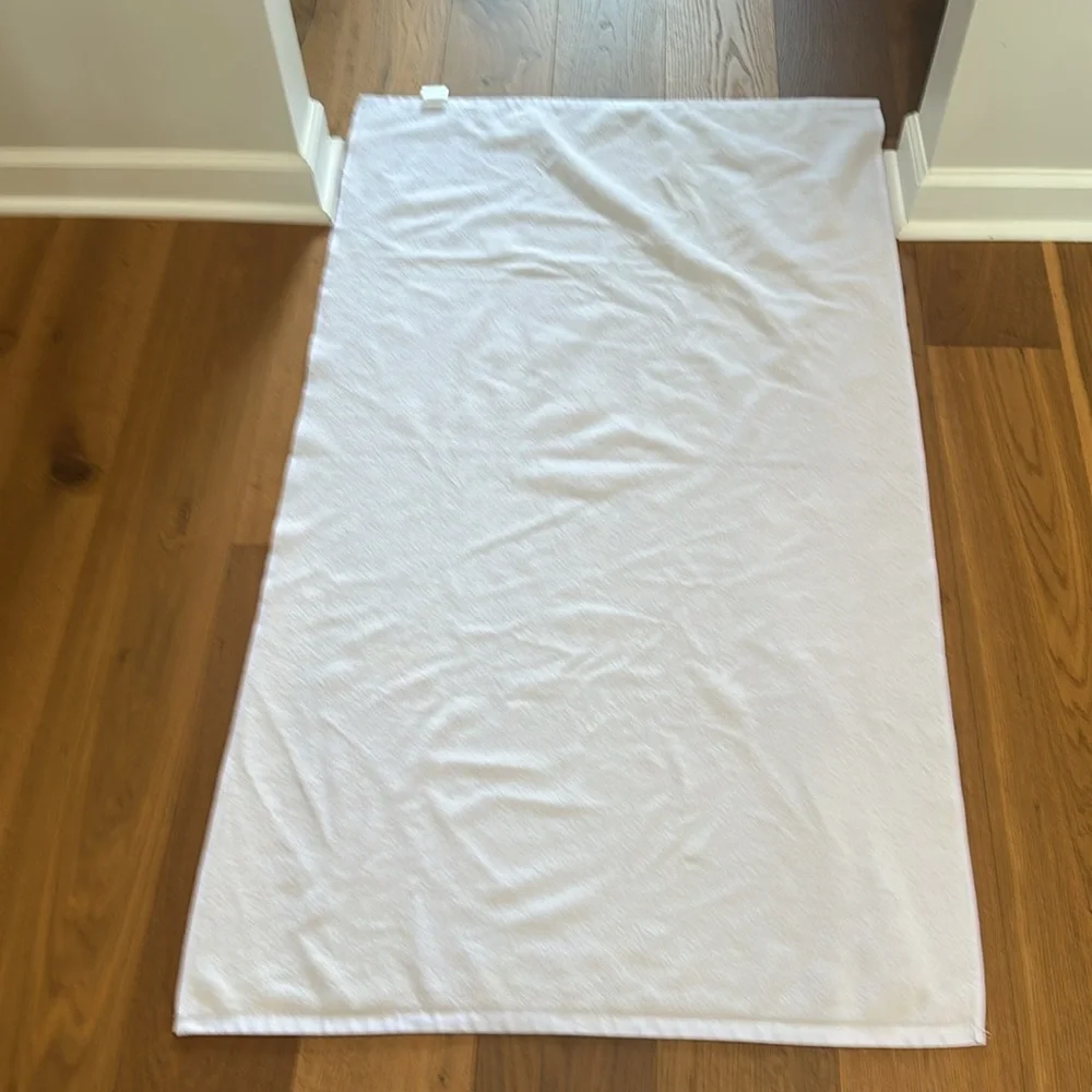 Pink/ orange/ white beach towel. Used once. Like new.